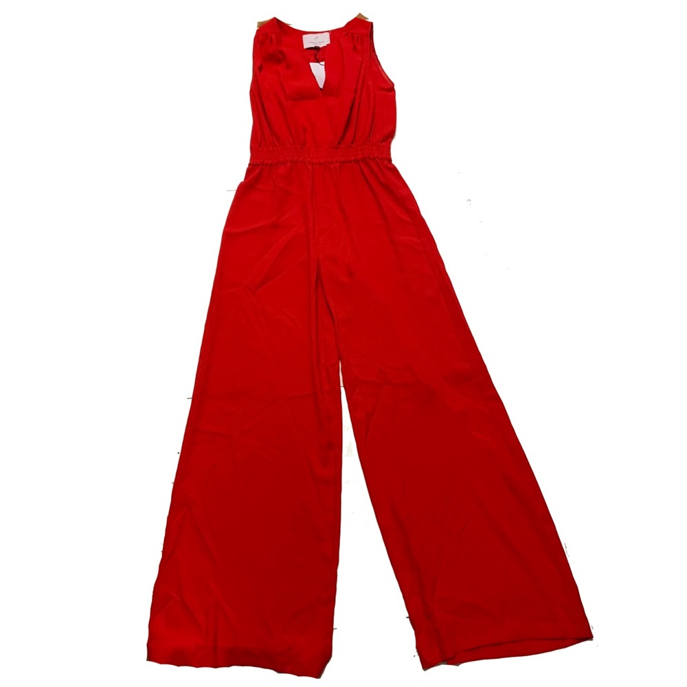 L / CAROLINA RITZLER V-Neck Jumpsuit